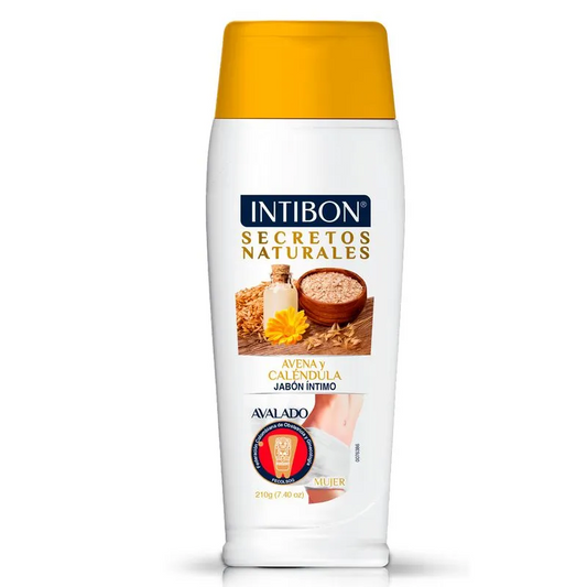 INTIBON AVENA Y CALENDULA JABON INTIMO FRASCO X 210 GR