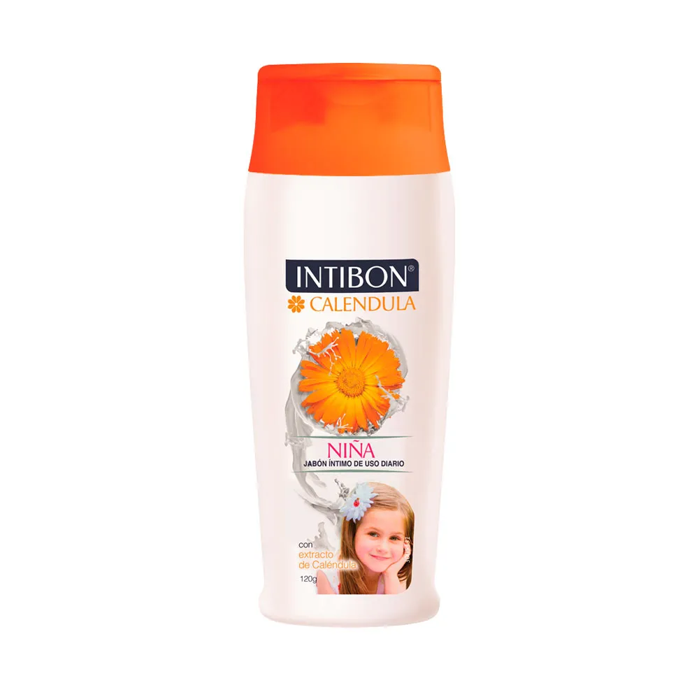 INTIBON CALENDULA NIÑA JABON INTIMO FRASCO X 120 GR