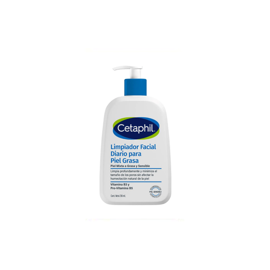 CETAPHIL LIMPIADOR PIEL GRASA EMULSION FRASCO X 236 ML