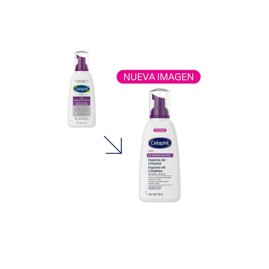 CETAPHIL PRO AC DERMACONTROL ESPUMA DE LIMPIEZA  ESPUMA FRASCO X 236 ML