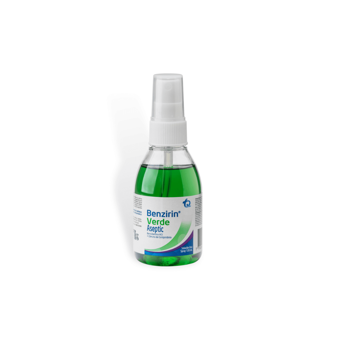 BENZIRIN VERDE ASEPTIC SPRAY FRASCO X 120 ML
