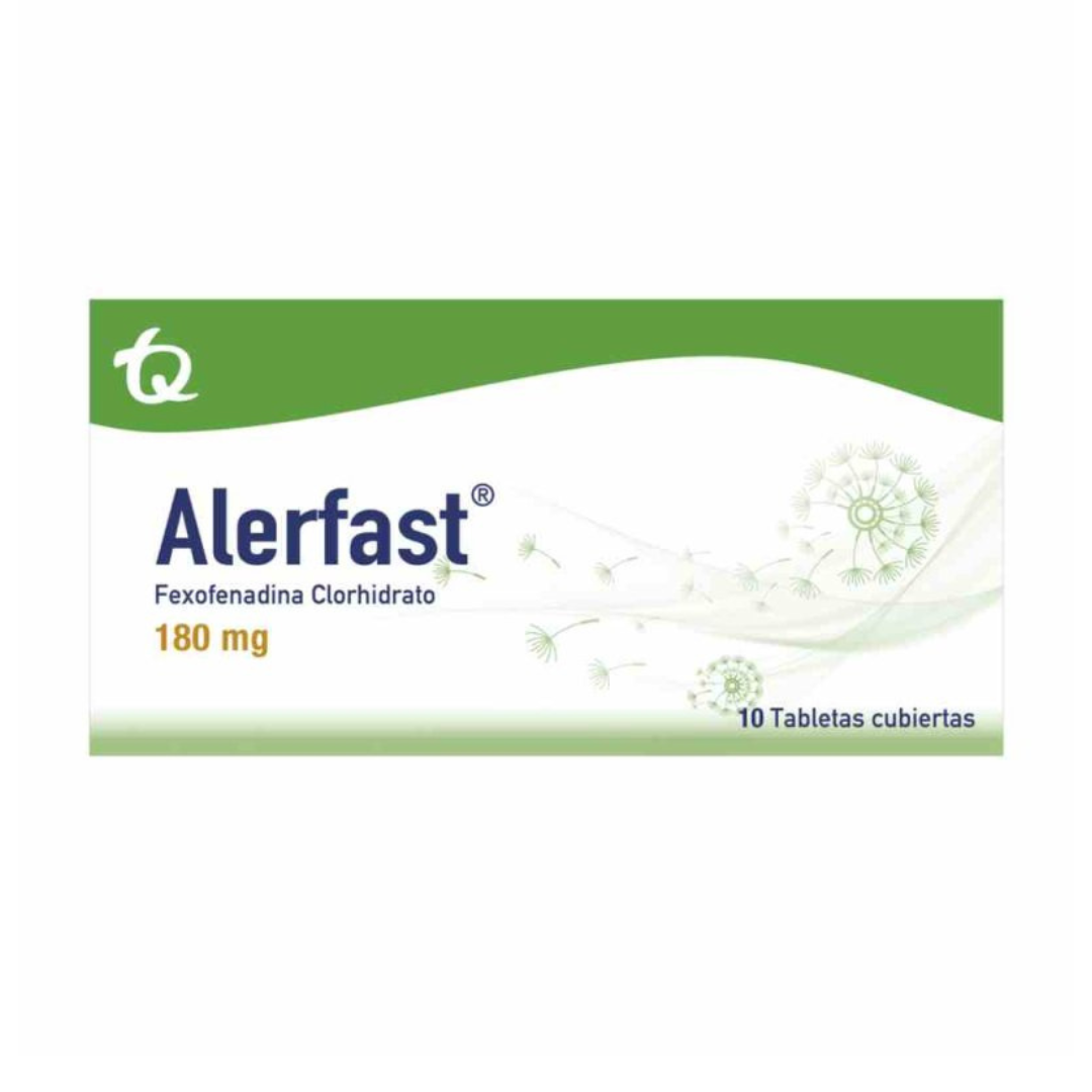 ALERFAST 180 MG TABLETA RECUBIERTA CAJA X 10