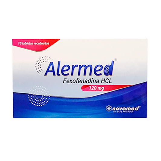 ALERMED 120 MG TABLETA RECUBIERTA CAJA X 10