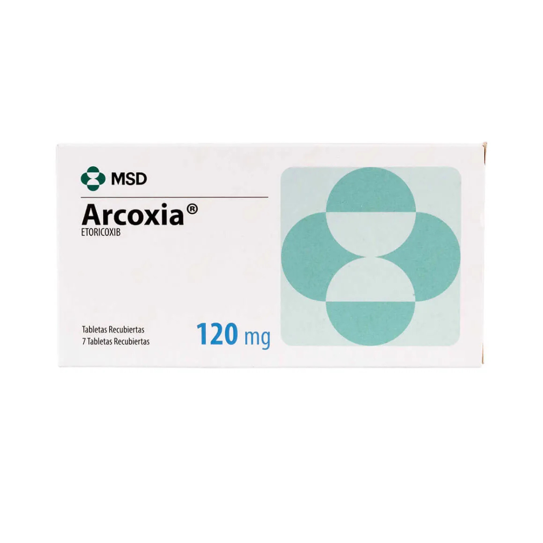 ARCOXIA 120 MG TABLETA CAJA X 7