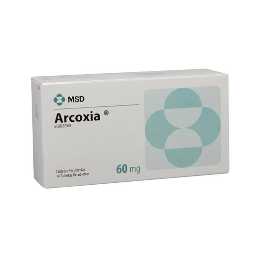 ARCOXIA 60 MG TABLETA RECUBIERTA CAJA X 14