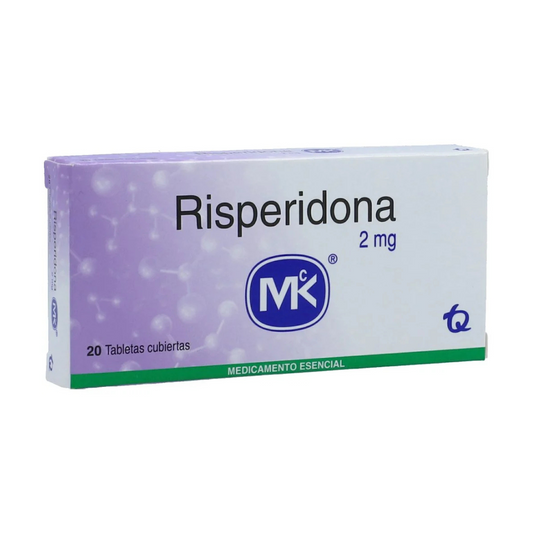 RISPERIDONA MK 2 MG TABLETA CAJA X 20