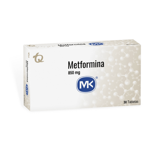 METFOMINA MK 850 MG TABLETA CAJA X 30