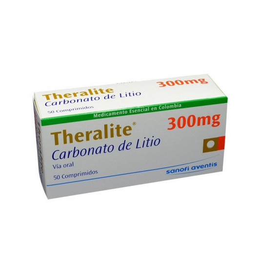 THERALITE 300 MG TABLETA CAJA X 50