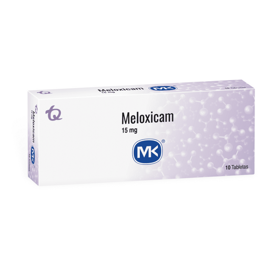 MELOXICAM MK 15 MG TABLETA CAJA X 10