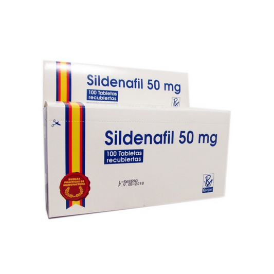 SILDENAFIL BUSSIE 50 MG TABLETA CAJA X 100