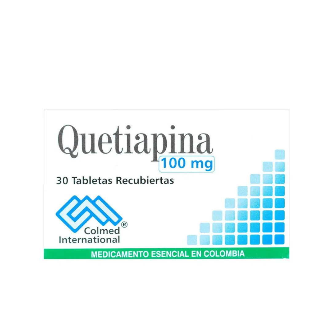 QUETIAPINA COLMED 100 MG TABLETA CAJA X 30