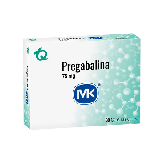 PREGABALINA MK 75 MG CAPSULA CAJA X 30