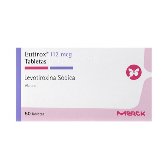 EUTIROX 112 MCG TABLETA CAJA X 50