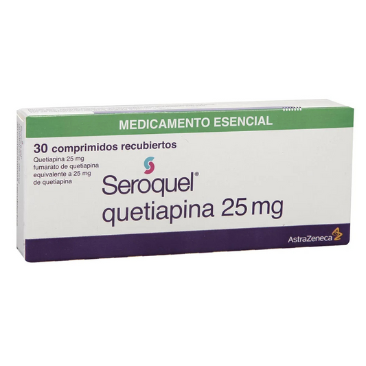 SEROQUEL 25 MG TABLETA CAJA X 30