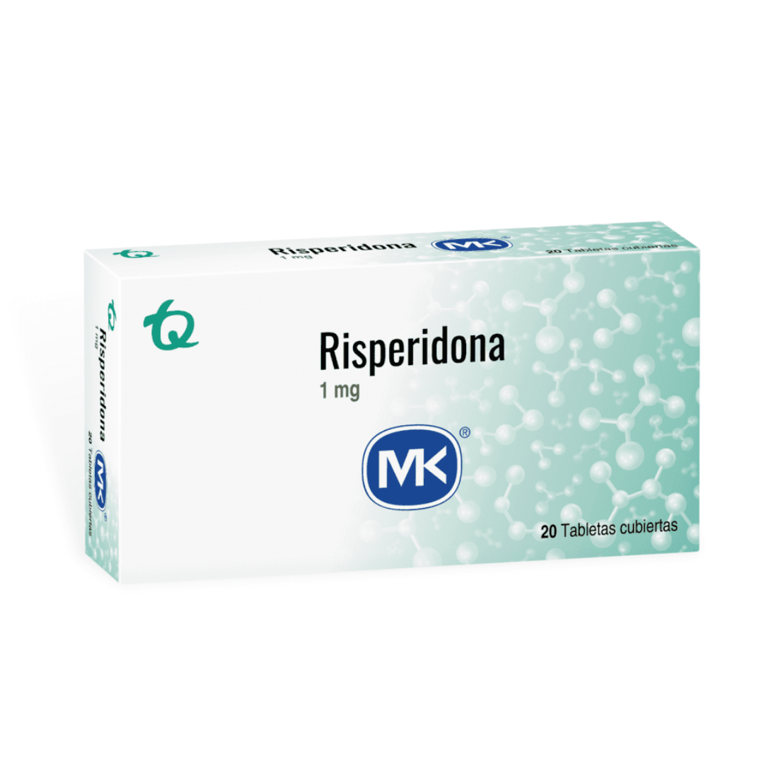 RISPERIDONA MK 1 MG TABLETA CAJA X 20