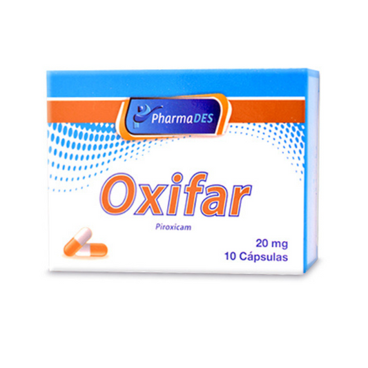 OXIFAR 20 MG CAPSULA CAJA X 10