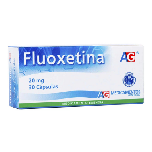 FLUOXETINA AG 20 MG CAPSULA DURAS CAJA X 30