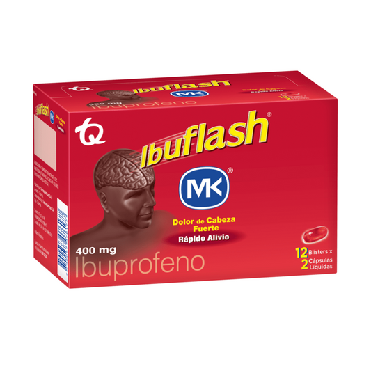 IBUFLASH 400 MG CAPSULA BLANDAS CAJA X 24