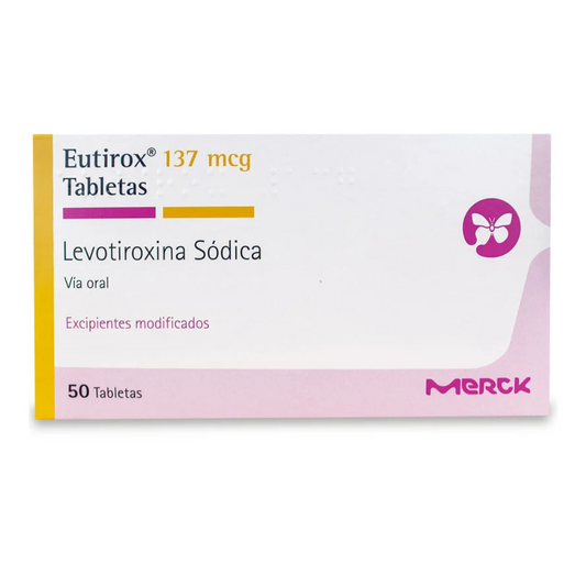 EUTIROX 137 MCG TABLETA CAJA X 50