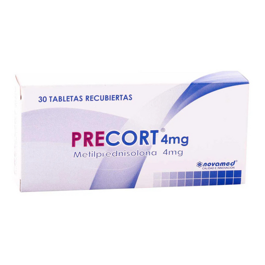 PRECORT 4 MG TABLETA RECUBIERTA CAJA X 30