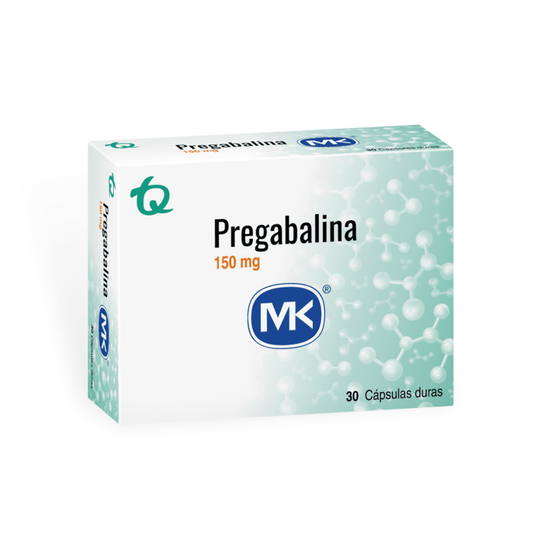 PREGABALINA MK 150 MG CAPSULA CAJA X 30