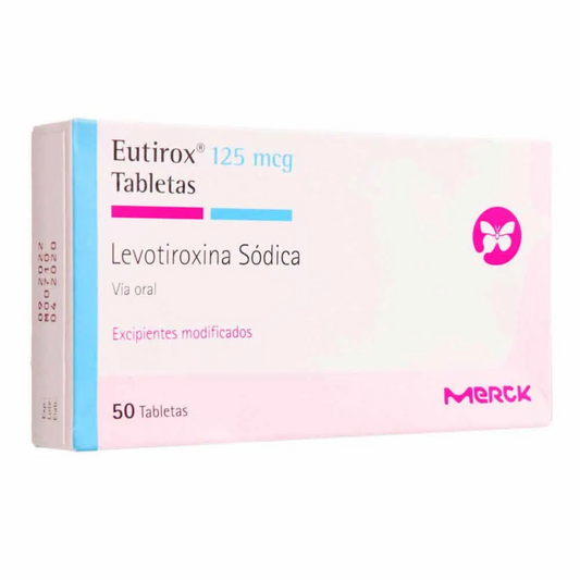 EUTIROX 125 MCG TABLETA CAJA X 50