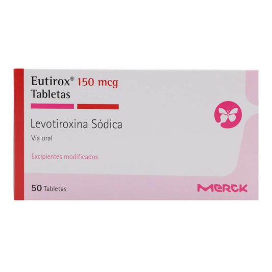 EUTIROX 150 MCG TABLETA CAJA X 50