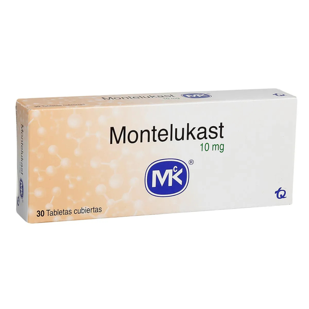 MONTELUKAST MK 10 MG TABLETA RECUBIERTA CAJA X 30