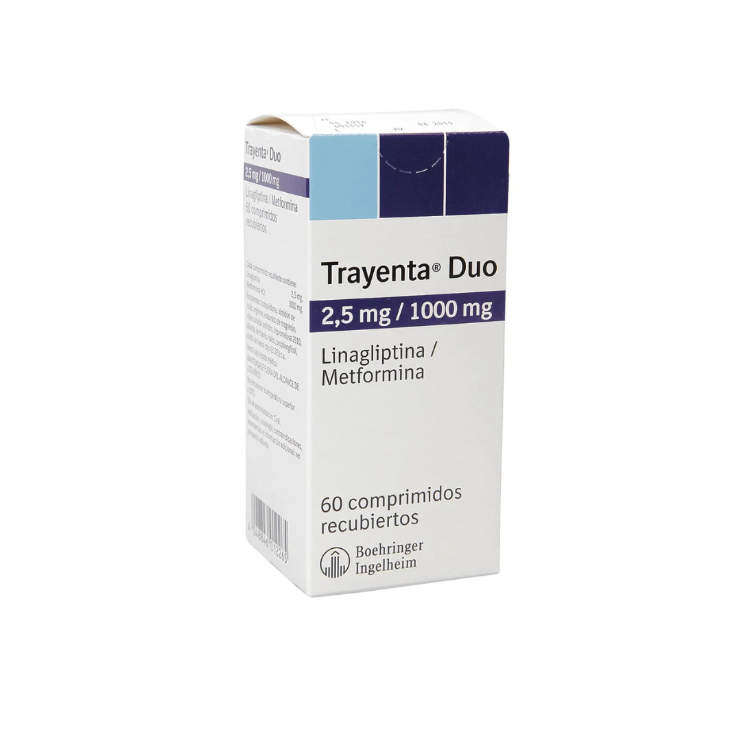 TRAYENTA DUO 2.5MG/1000 MG TABLETA CAJA X 60