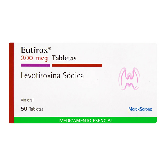 EUTIROX 200 MCG TABLETA CAJA X 50