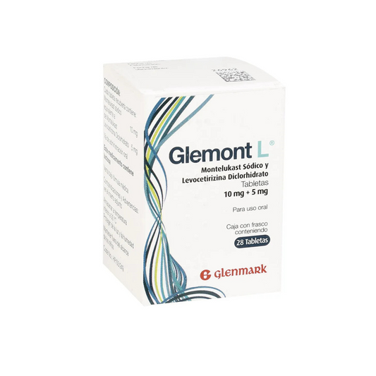 GLEMONT L 10 MG/5 MG TABLETA RECUBIERTA CAJA X 28