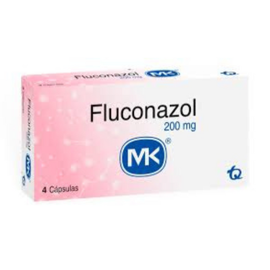 FLUCONAZOL MK 200 MG CAPSULA DURAS CAJA X 4