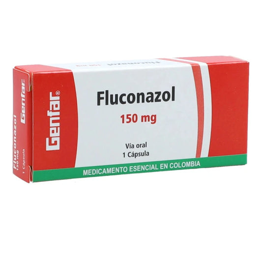 FLUCONAZOL GENFAR 150 MG CAPSULA DURAS CAJA X 1