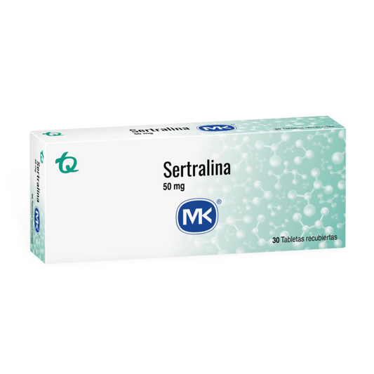 SERTRALINA MK 50 MG TABLETA CAJA X 30