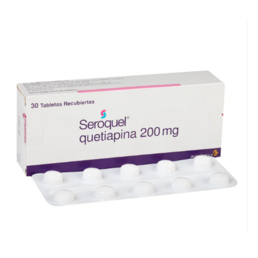 SEROQUEL 200 MG TABLETA CAJA X 30