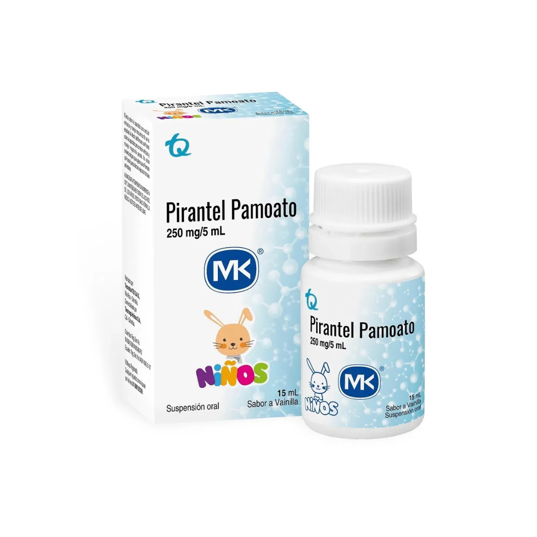 PAMOATO PIRANTEL TECNOFAR 250 MG/5 ML SUSPENSION ORAL FRASCO X 15 ML