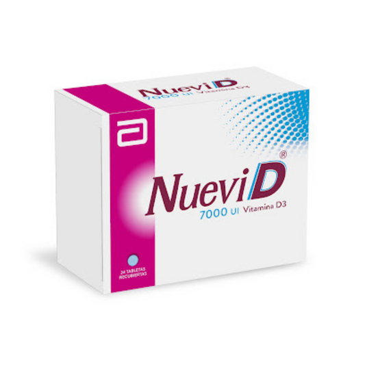 NUEVID 7000 UI TABLETA RECUBIERTA CAJA X 24