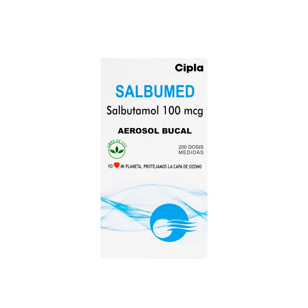 SALBUMED 100 MCG INHALADOR BUCAL FRASCO X 200 DOSIS