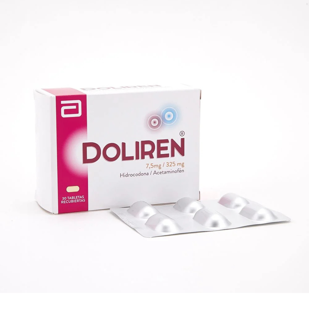 DOLIREN 5 MG/325 MG TABLETA RECUBIERTA CAJA X 30