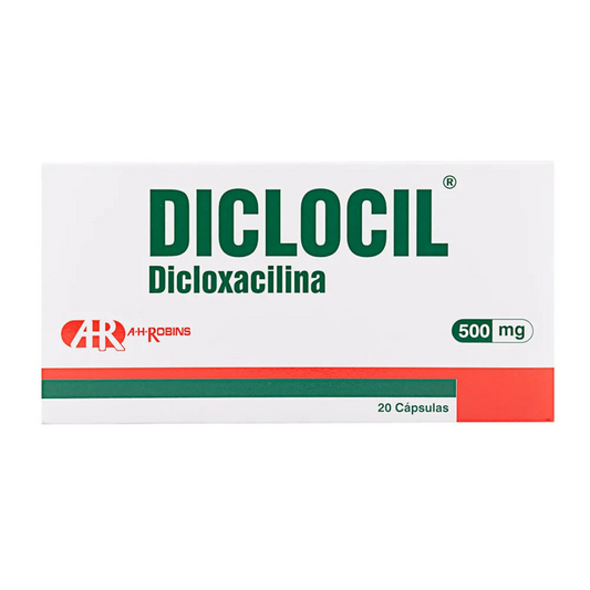 DICLOCIL 500 MG CAPSULA DURAS CAJA X 20