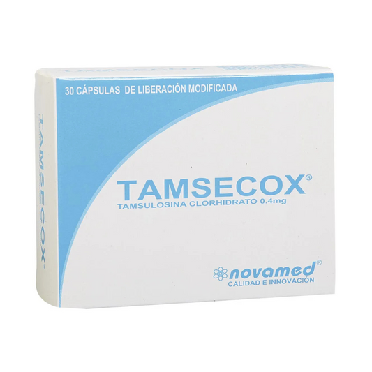 TAMSECOX 0.4 MG CAPSULA LIBERACIÓN PROLONGADA CAJA X 10