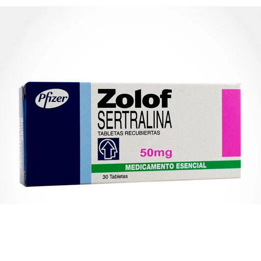 ZOLOF 50 MG TABLETA RECUBIERTA CAJA X 30