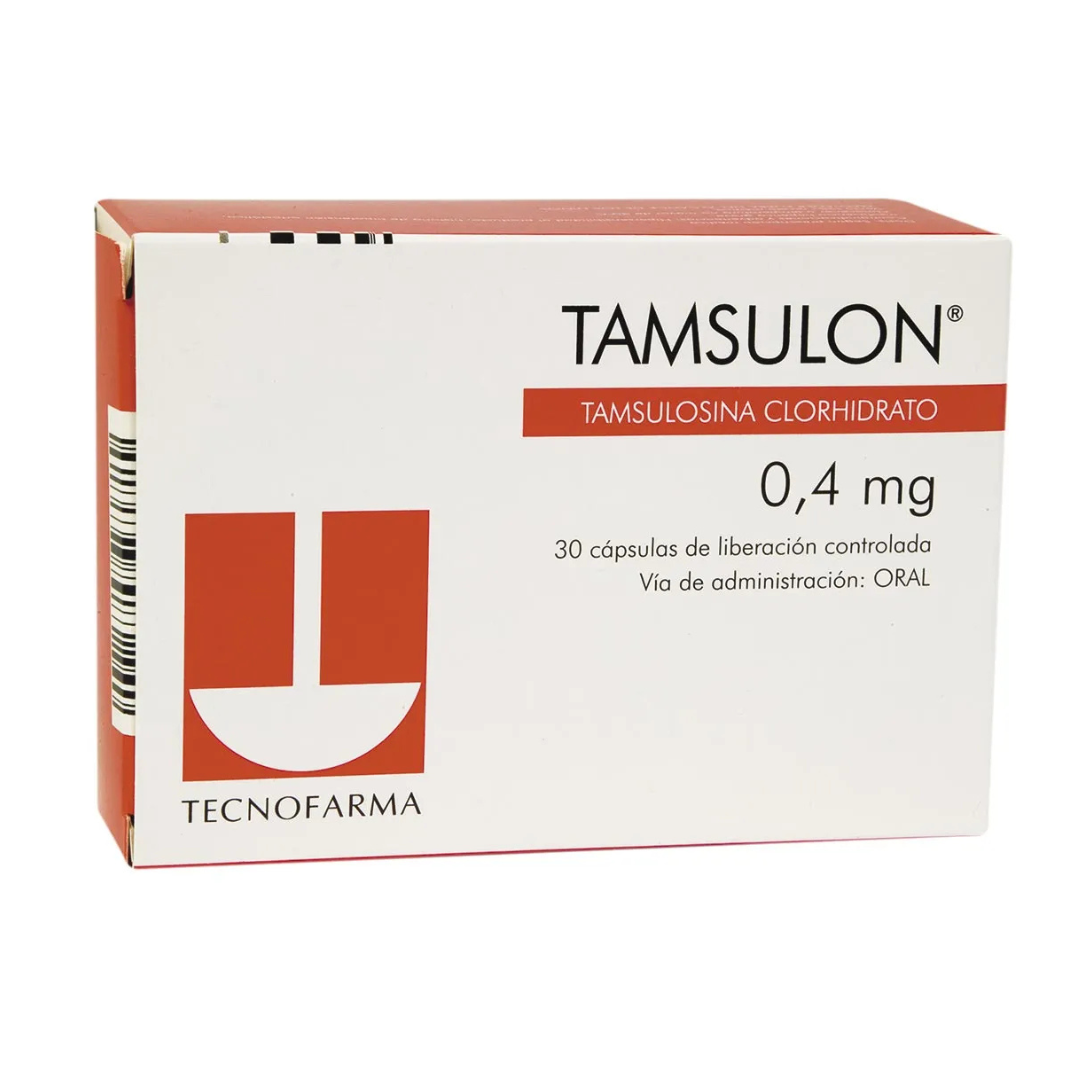 TAMSULON 0.4 MG CAPSULA LIBERACIÓN PROLONGADA CAJA X 30
