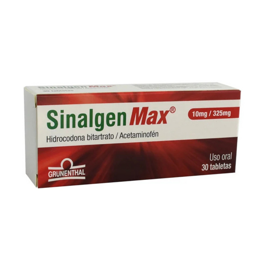 SINALGEN MAX 10 MG/325 MG TABLETA CAJA X 30