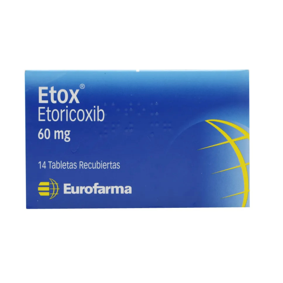 ETOX 60 MG TABLETA CAJA X 14