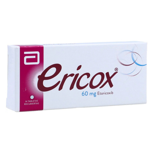ERICOX 60 MG TABLETA CAJA X 14
