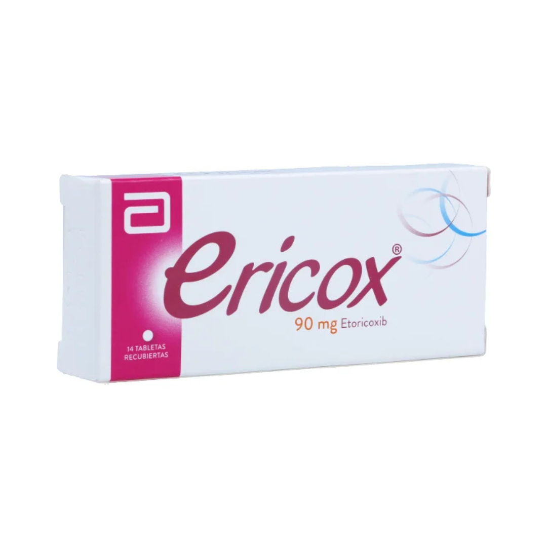 ERICOX 90 MG TABLETA CAJA X 14