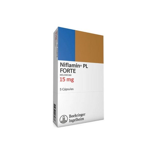 NIFLAMIN PL FORTE 15 MG CAPSULA DURAS CAJA X 5