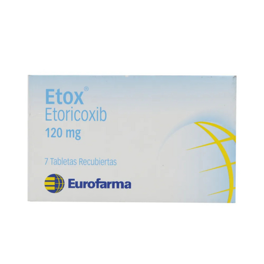 ETOX 120 MG TABLETA CAJA X 7