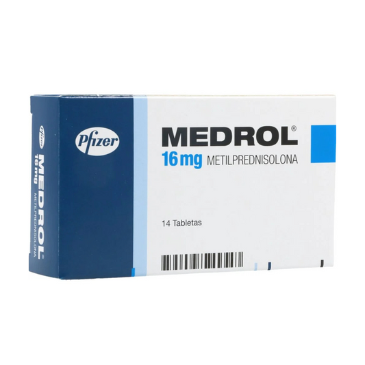 MEDROL 16 MG TABLETA CAJA X 14